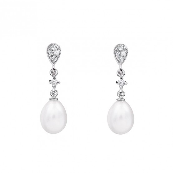 Pendientes perlas novias plata y 79B0201TE1|Argyor