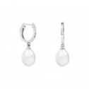 Pendientes para novia en plata y perlas (79B0300NE1) 2