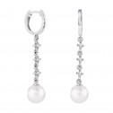 Pendientes de novia en plata y topacios con perlas (79B0303TD1) 2