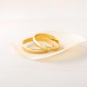 Alianza de boda oro y diamantes media caña 3 mm (A30RP3D)