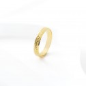 Alianza de boda oro facetado diamantado 4mm (5140108)