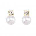 Pendientes de Novia con diamantes y perlas (75A0101P)