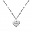 Collar de oro blanco 18k Corazón love (3B8307315)