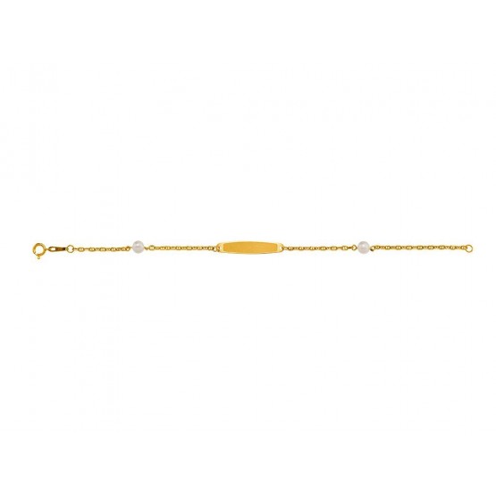 Pulsera oro 18k con perlas (48306510)