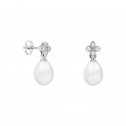 Pendientes para novia en plata y perlas (79B0100TE1) 2