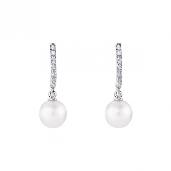 Pendientes para novia en plata y perlas (79B0500TD1) 1
